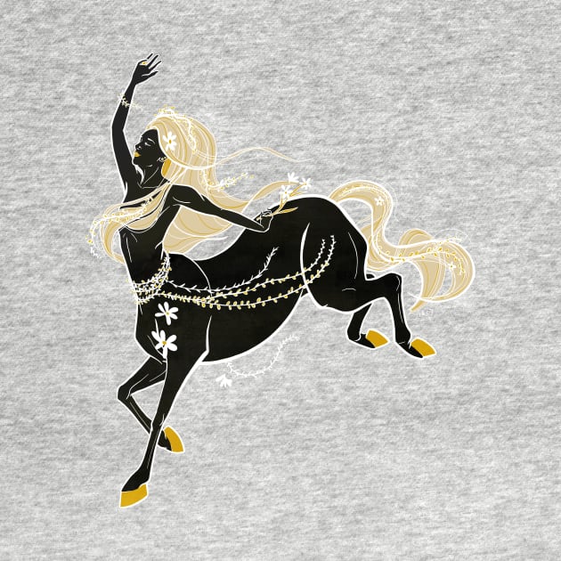 Dancing centaur - Greek mythological hybrid by dcamorlinga